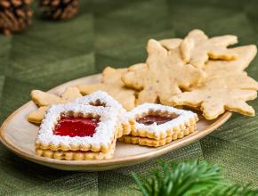 Schnelle Mandelmürbteigkekse | Foto: Lexpix Schnelle Mandelmürbteigkekse