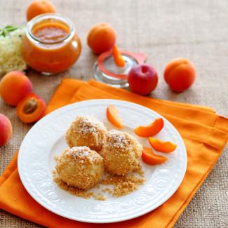 Marillenknödel mit Marillensauce