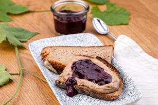 Geflügelleberparfait mit Schilchermarmelade