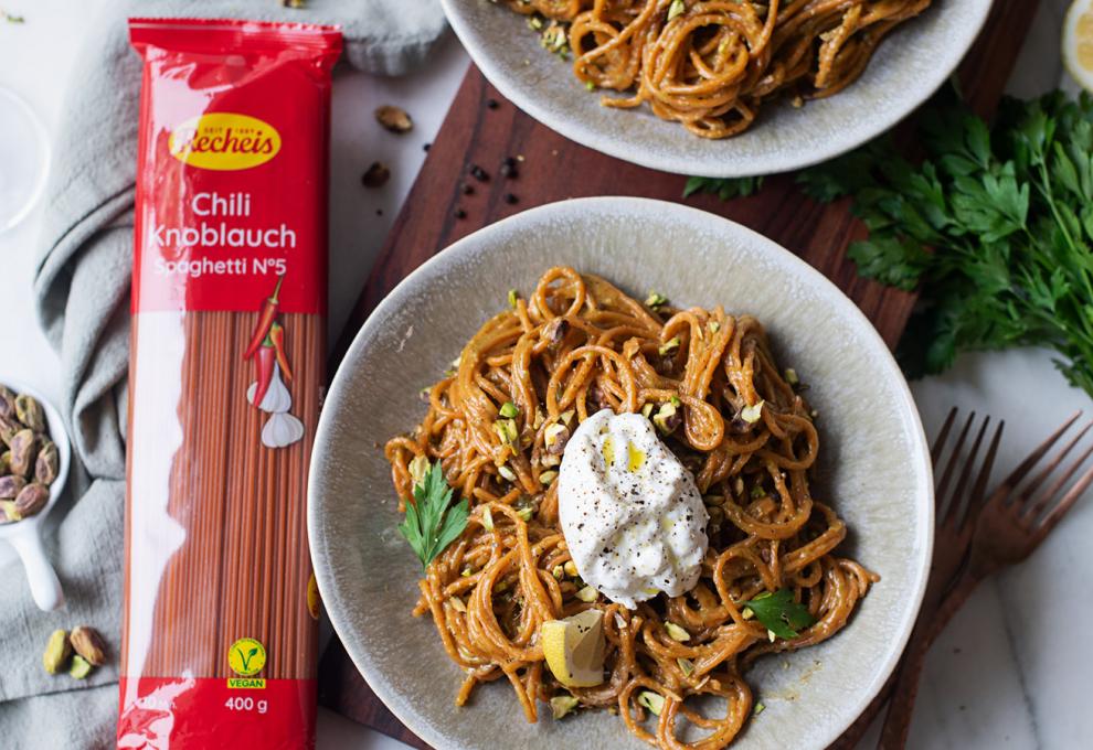 Recheis: Chili Knoblauch Spaghetti N°5